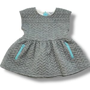 Splendid Girls Quilted Dress With Pockets Size 6 To 12 Months